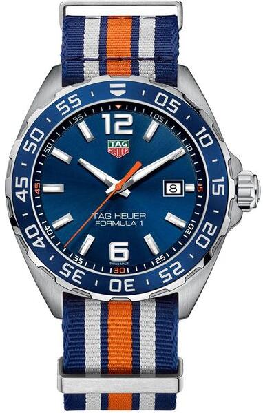 Tag heuer formula 1 WAZ1010.FC8196 Quartz Blue Dial Mens replica watch